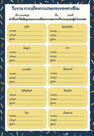 การปกครองอาเซียน