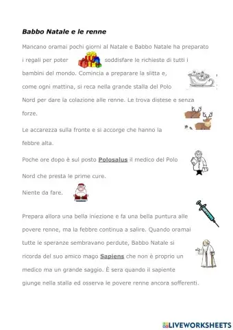 Babbo Natale e le renne