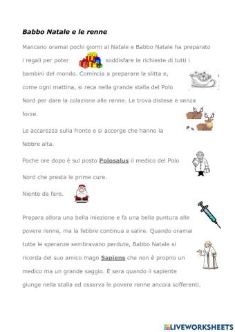 Babbo Natale e le renne