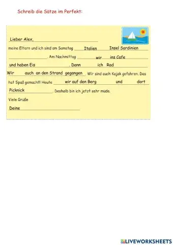 Paul und Lisa A1.2 Lektion 10 Perfekt