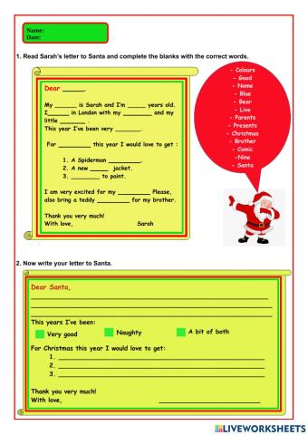 Letter to Santa