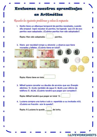 Reflexiono en Aritmética