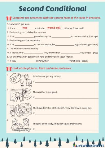 J5B Second Conditional