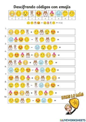 Pasatiempos con emoji