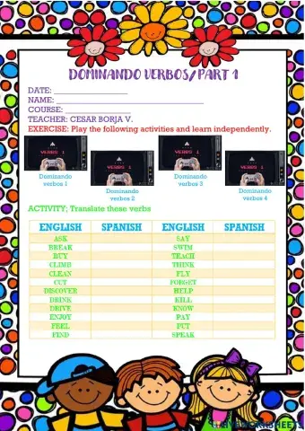 Dominando verbos 1