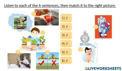 Using water in our daily lives