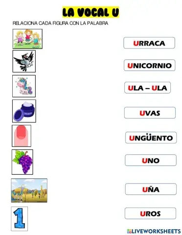 La vocal u