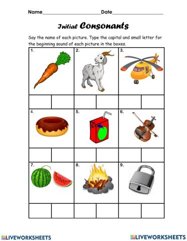 Beginning Sounds