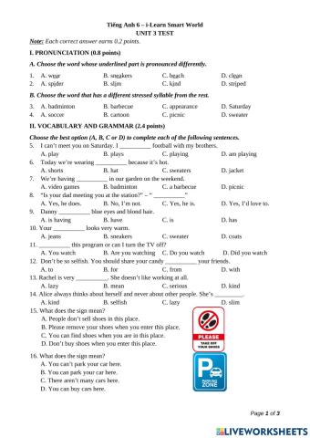 English 6 I Learn Smart