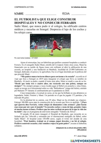 Un futbolista diferente