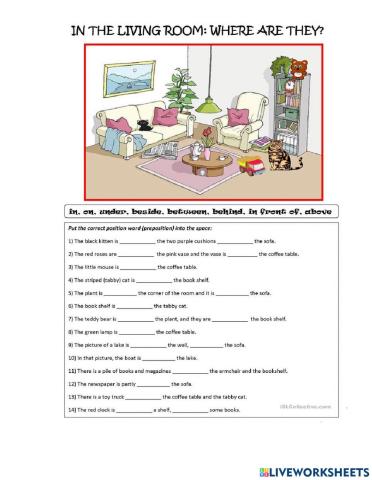 The use of prepositions