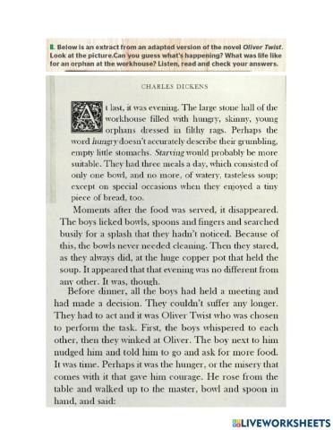 Charles Dickens AND  OLIVER TWIST