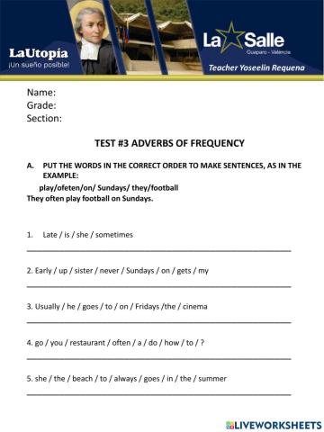 Adverbs of Frequency