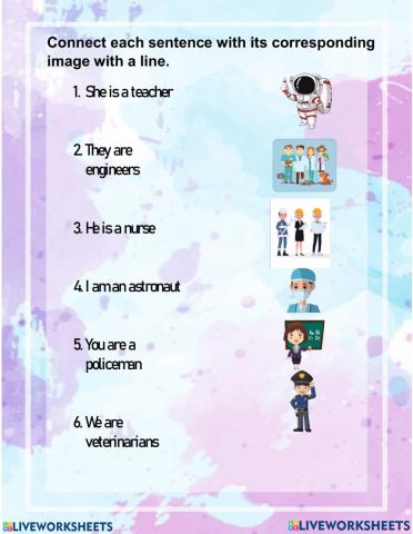 To Be and professions