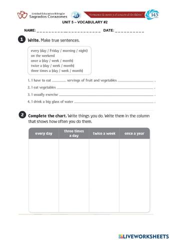 Unit 5 Vocabulary 2-1
