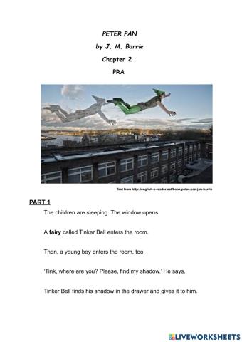Peter Pan (chapter 2) PRA