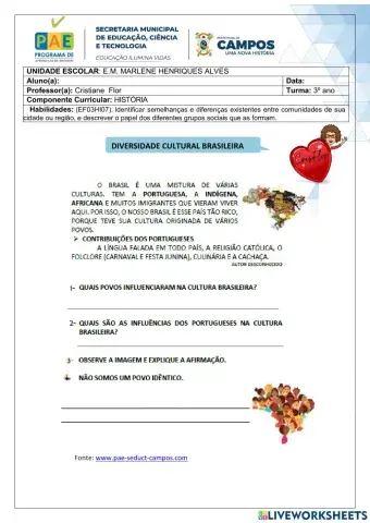 Diversidade cultural brasileira