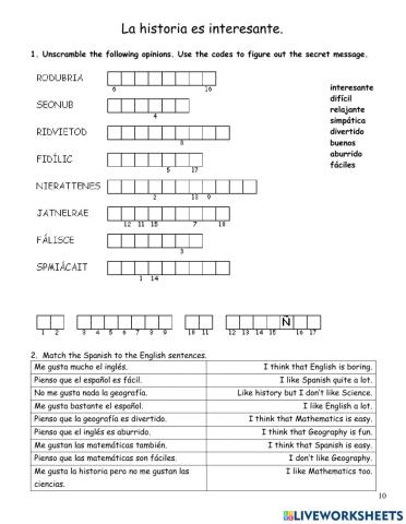 La historia es interesante