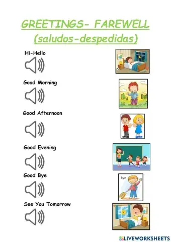 Saludos-Despedidas