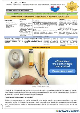 Construimos un botón de pánico ante situaciones de inseguridad ciudadana.