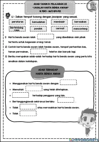 Adab tahun 6 : pelajaran 22