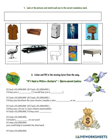 If I had a milion dolars