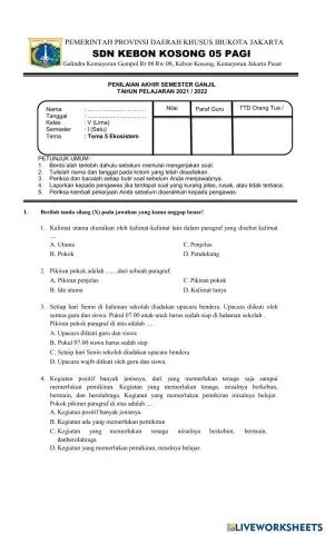 Pas tema 5 bahasa indonesia