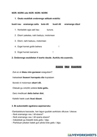 NOR- NORK edo NOR- NORI- NORK?