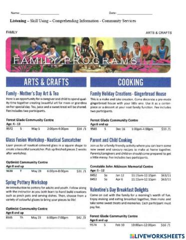 Understanding Schedules