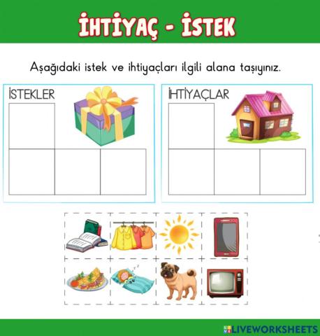 İstek İhtiyaç