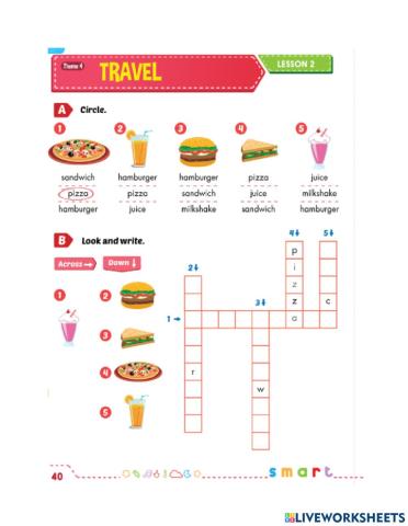Theme 4: travel - lesson 2