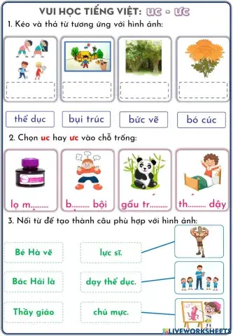 Phiếu ôn tập uc, ưc