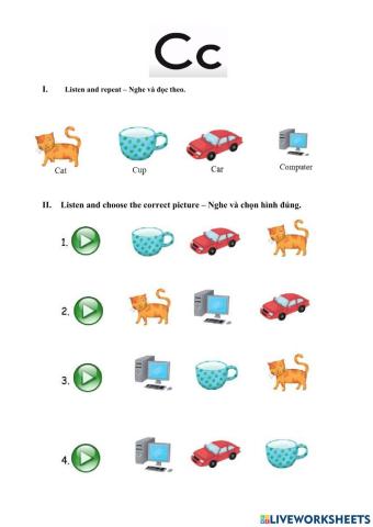 Phonics Letter C