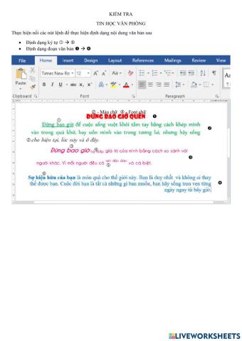 Tin học Văn phòng