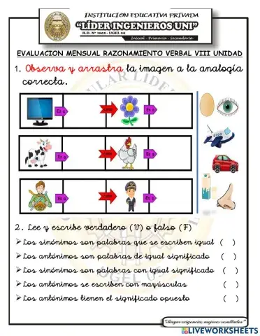 Examen final raz. verbal