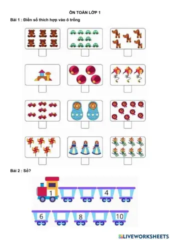 Đếm số - so sánh