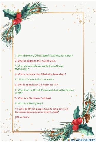 Top 10 British Christmas Traditions