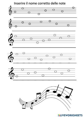 Le note musicali