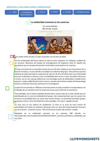 La solidaridad comenzó en las cavernas