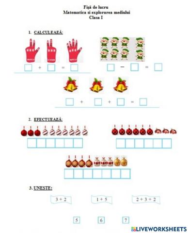 Adunarea si scaderea 0-10