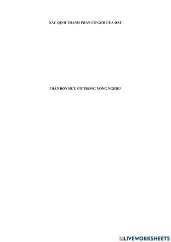 Phân bón - đất trồng