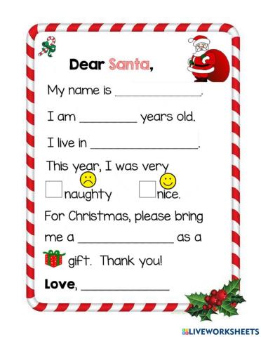 G1-Santa letter