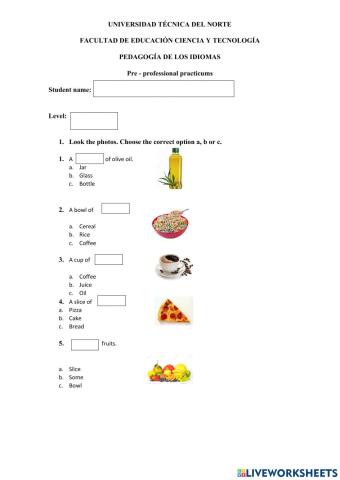 Containers and Quantifiers quiz