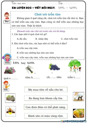 PHT-im-um-Liveworksheet