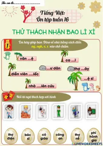 Tiếng Việt-Chủ đề 16