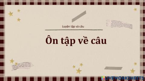 Luyện từ và câu