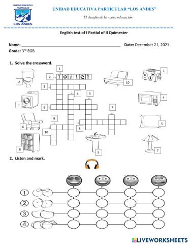 English test 2p 1q