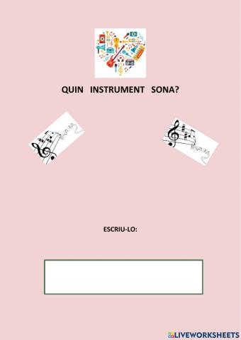 Reconeixement instruments