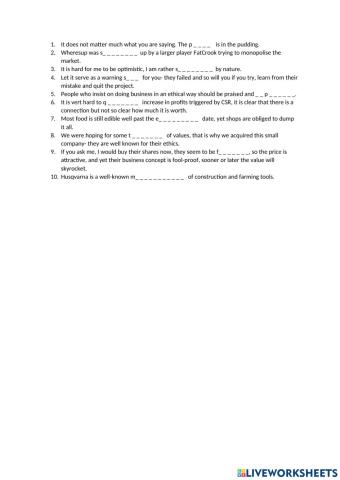 Market leader upper intermediate unit 12 text vocabulary