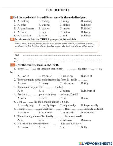 Grade 6 Term I TCG Test 2